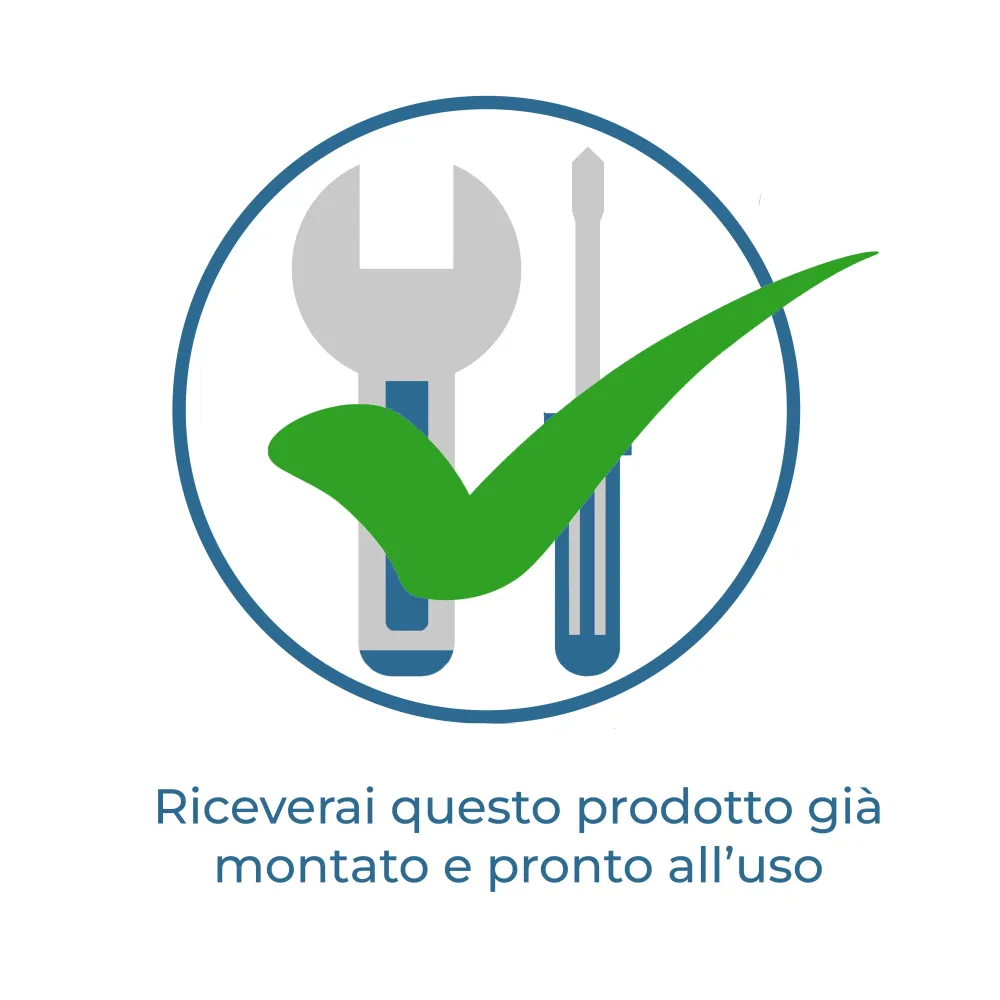 Sgabello richiudibile Gedy - Finitura Bianca