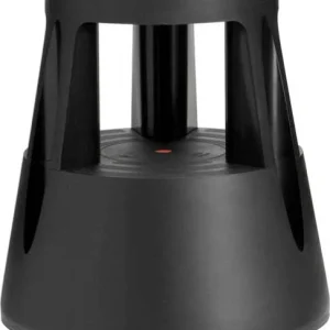 Sgabello Roll step - nero - 24 x 45 x 45 cm - Caimi Caimi Luigi & Figlio