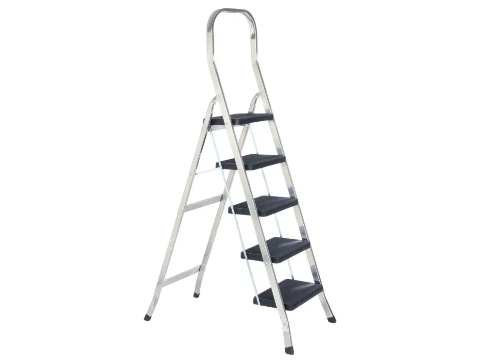 Sgabello salgo alluminio 5 gradini