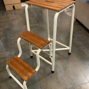 Sgabello Scaletta Richiudibile Vintage Design Anni '60