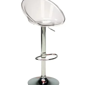 Sgabello Sphere policarbonato gas - Trasparente