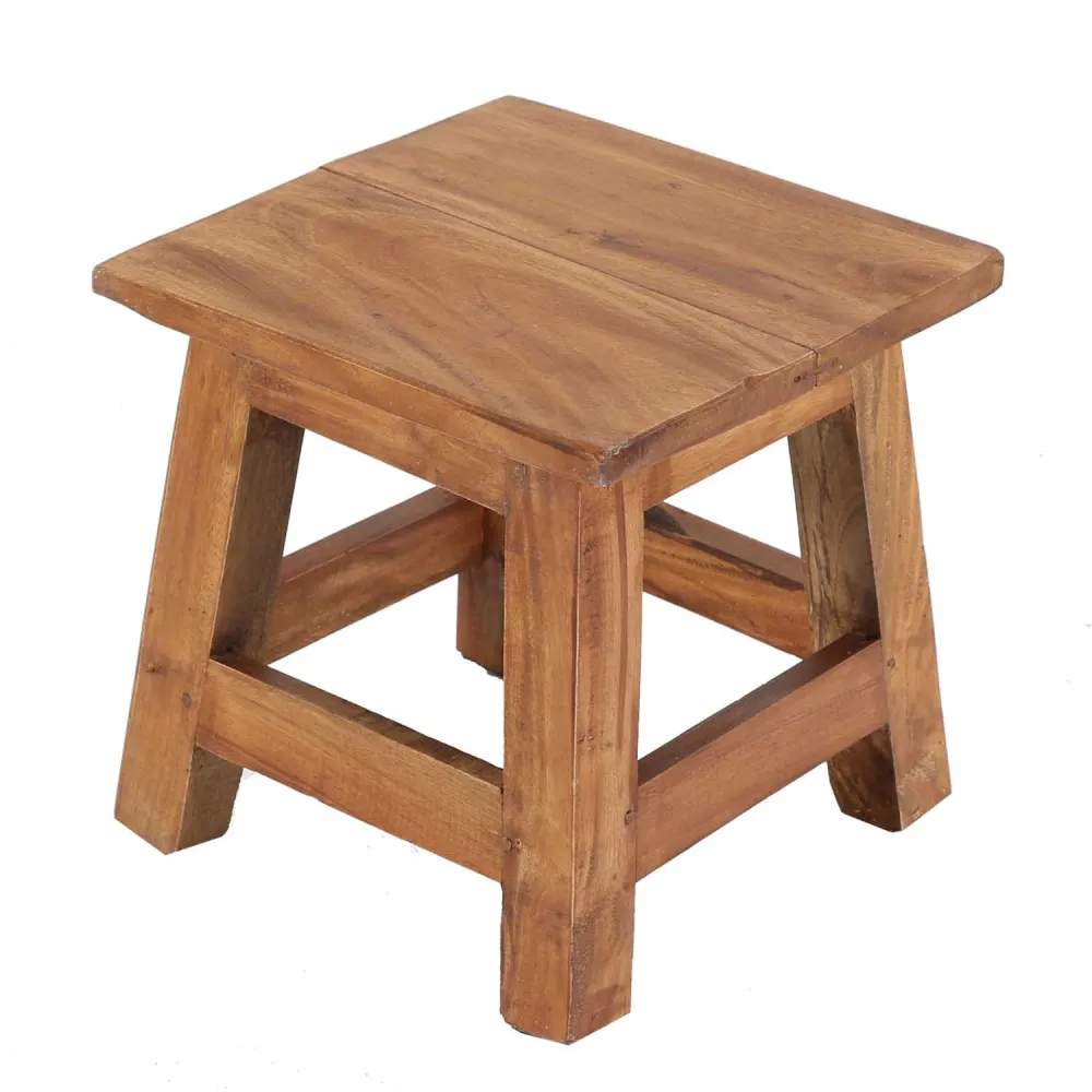 Sgabello teak Aurora