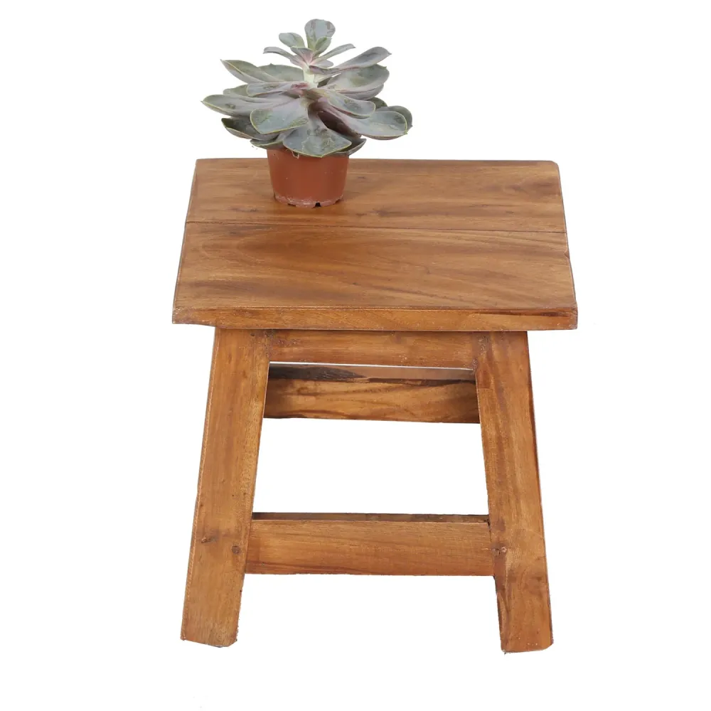 Sgabello teak Aurora