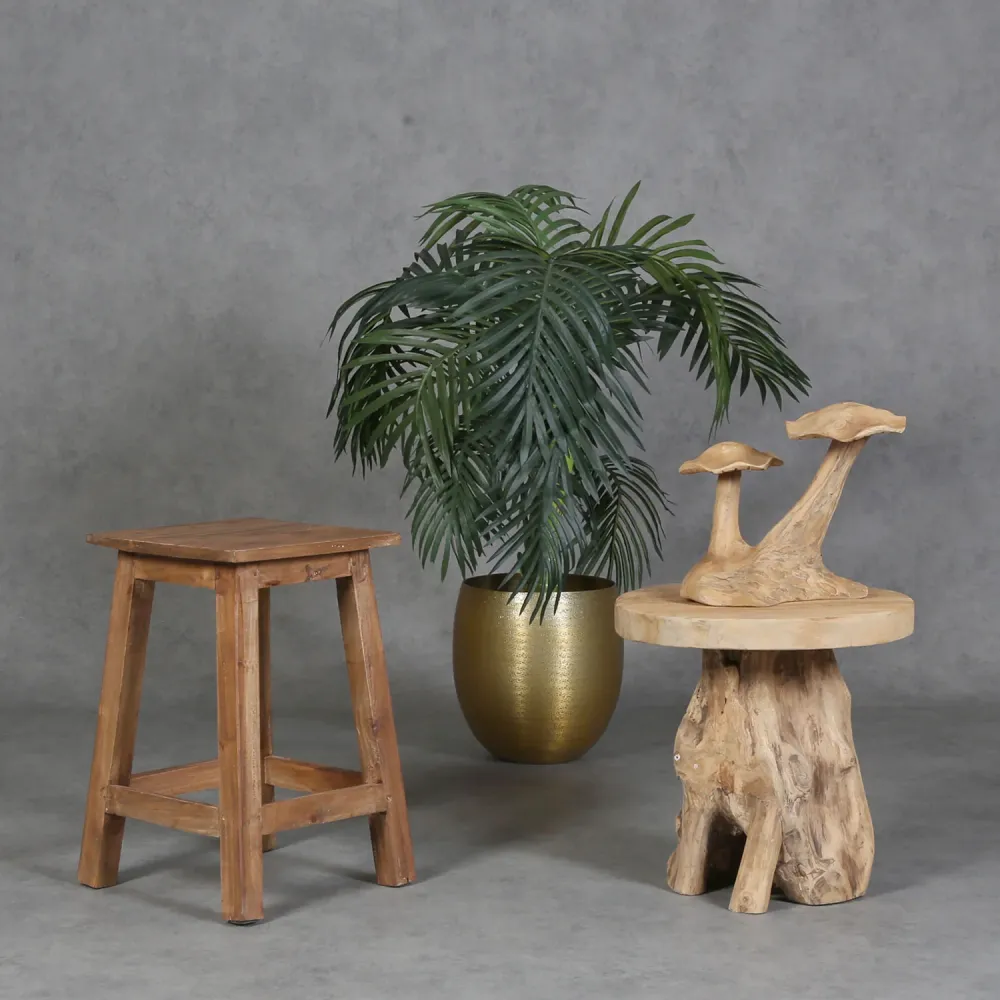 Sgabello teak Remo
