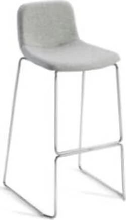 Sgabello Tosca TOS - senza braccioli - grigio chiaro - Unisit