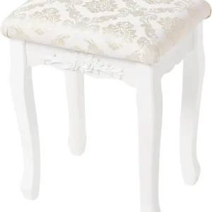 Sgabello da trucco con rivestimento