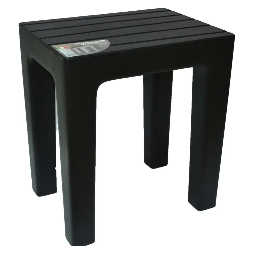 SGABELLO WOODY NERO 38X29XH41,5 CM