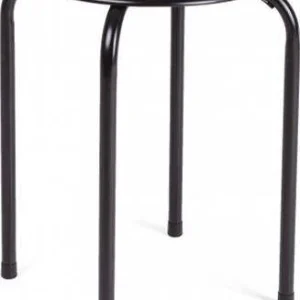 Sgabello Yes Everyday 0733145 AMAL Nero e Cipria