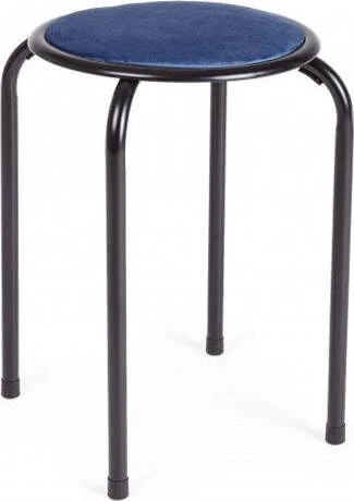 Sgabello Yes Everyday 0733148 AMAL Nero e Blu