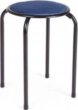 Sgabello Yes Everyday 0733148 AMAL Nero e Blu