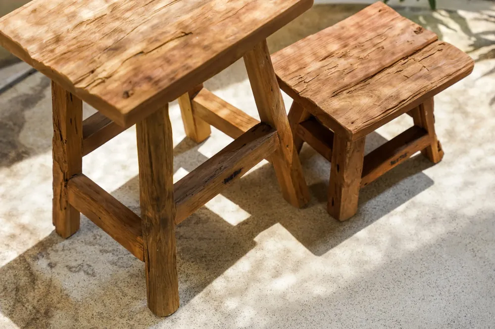 Lo Sgabello Yoke - Naturale - S