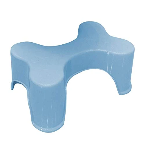 Sedile WC Poggiapiedi Panca Donne Incinta Sgabello Toilette Plastica Sgabello Tozzo Ufficio (Color : Blue) SHANCL