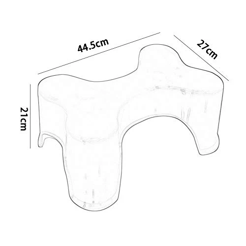 Sedile WC Poggiapiedi Panca Donne Incinta Sgabello Toilette Plastica Sgabello Tozzo Ufficio (Color : Blue) SHANCL