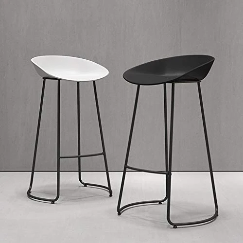 SHIJING Sgabelli Cucina Moderni Sgabelli da Bar Ferro battuto Nordico | per Counter Cafe Kitchen Breakfast Pub | Sgabello...