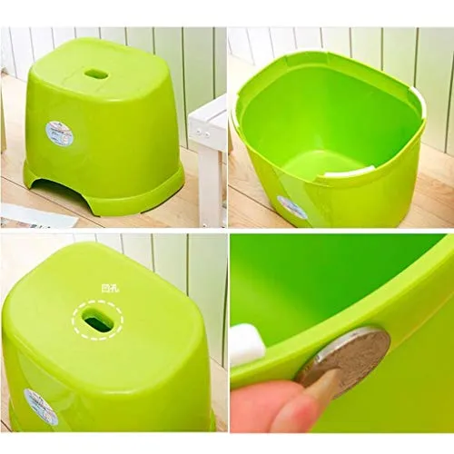 SHJMANPA Sedia da Doccia, Sgabello Antiscivolo da Bagno Spesso Panca Plastica da Bagno Sgabello da Lavanderia per Tavolino...