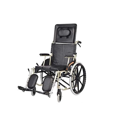 Showkig Vecchio scooter Disabilitato Auto Sedia rotelle alluminio Sedia rotelle pieghevole leggera S-Ergo Guida Multi-funz...