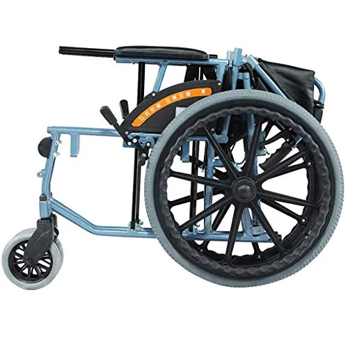 Showkig Vecchio scooter Disabilitato Auto Sedia rotelle alluminio Sedia rotelle pieghevole leggera S-Ergo Guida Multi-funz...