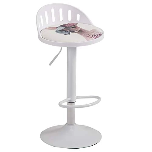 Pub Altezza Bar Stools con Schiena,Tavolo da Bar di Stampa Animale E Sedia Retro Industria Armless Modern Kitchen Sedie da...
