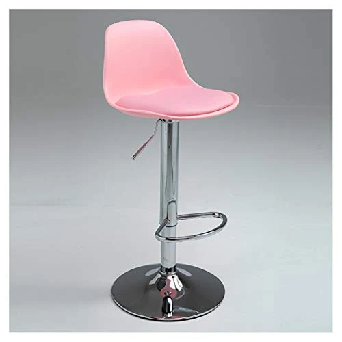 Sedia da Pranzo Stools Regolabile con Schienale E Poggia-Piede,Altezza di Sollevamento Peneumatica,Sedile Gireggiatore,per...