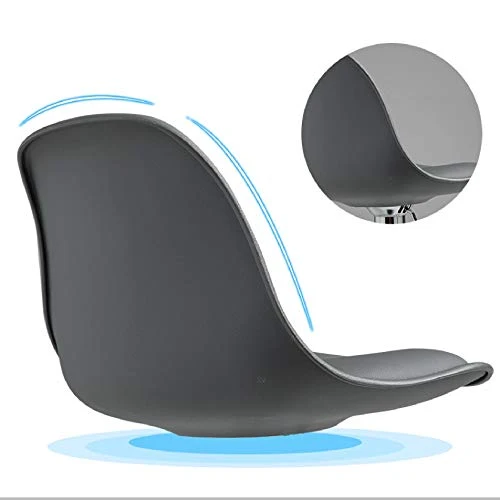Sedia da Pranzo Stools Regolabile con Schienale E Poggia-Piede,Altezza di Sollevamento Peneumatica,Sedile Gireggiatore,per...