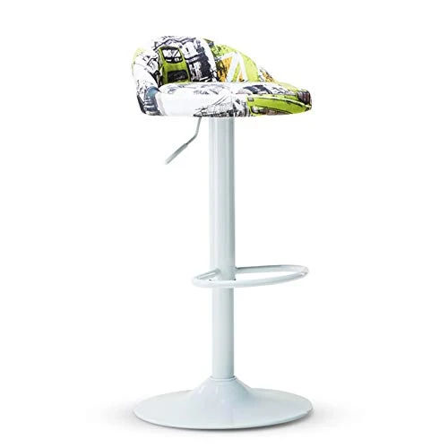 Sgabello Contatore Metallico - Sedie Sgabello Girevole con Schiena,Pub Cucina Contatore Altezza,Telaio Metallico Footrest...