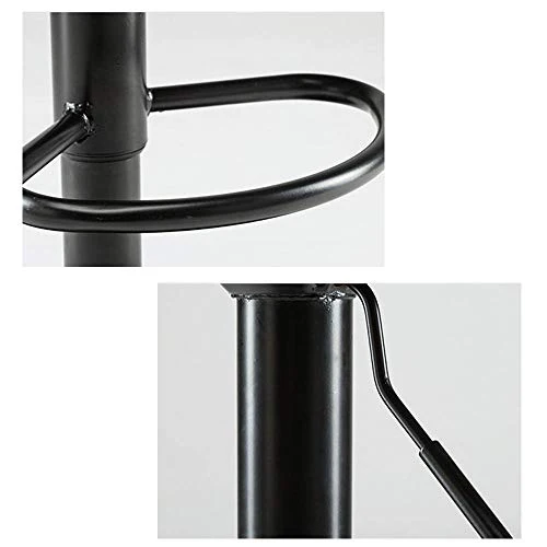 Sgabello Contatore Metallico - Sedie Sgabello Girevole con Schiena,Pub Cucina Contatore Altezza,Telaio Metallico Footrest...
