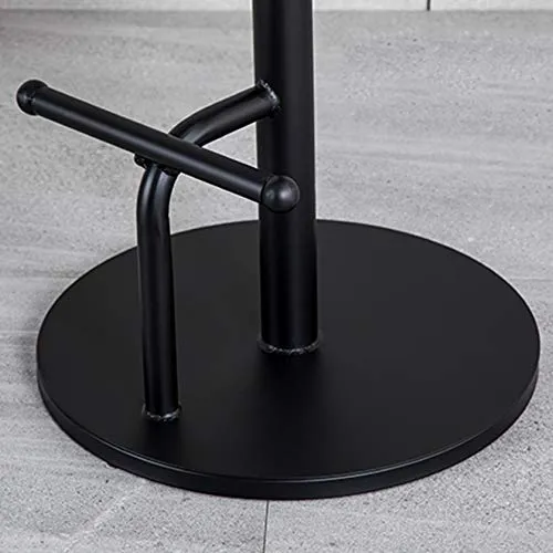 Sgabello Contatore Metallico - Sedie Sgabello Girevole con Schiena,Pub Cucina Contatore Altezza,Telaio Metallico Footrest...