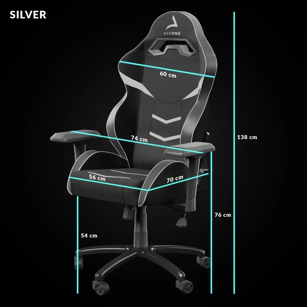 Siege Gamer Serie Argento Blu Profondo