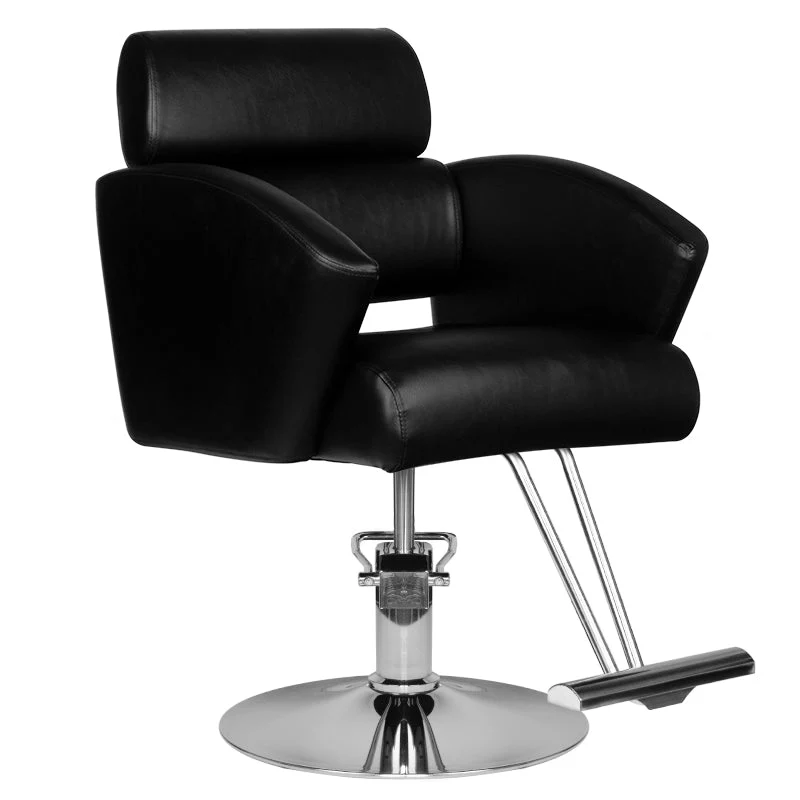 Sistema capelli hs02 sedia da barbiere nera