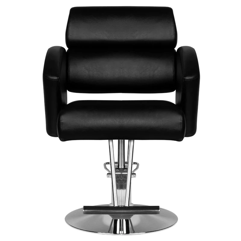 Sistema capelli hs02 sedia da barbiere nera