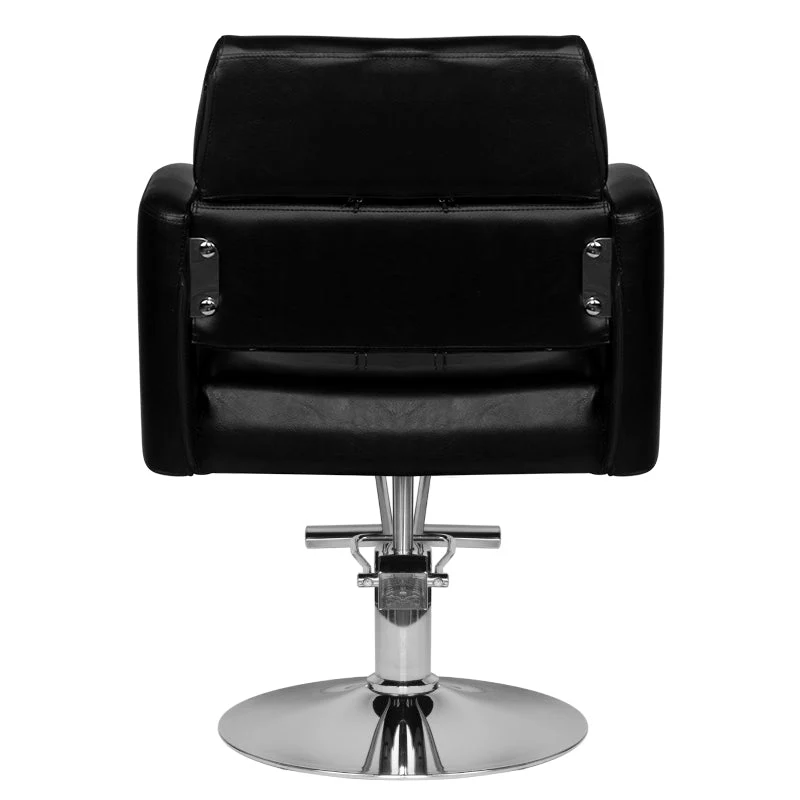 Sistema capelli hs02 sedia da barbiere nera
