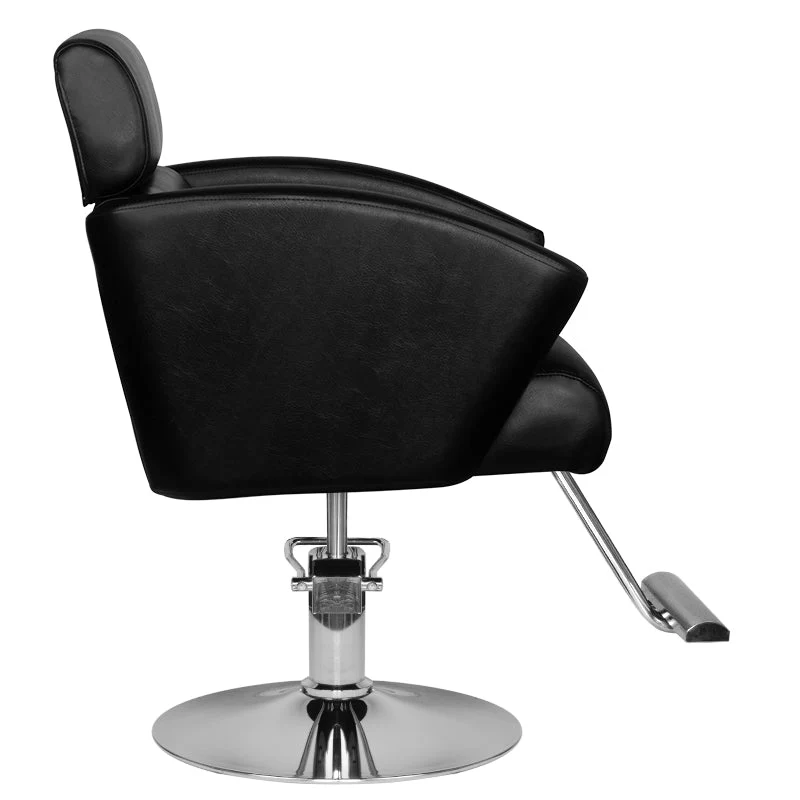 Sistema capelli hs02 sedia da barbiere nera