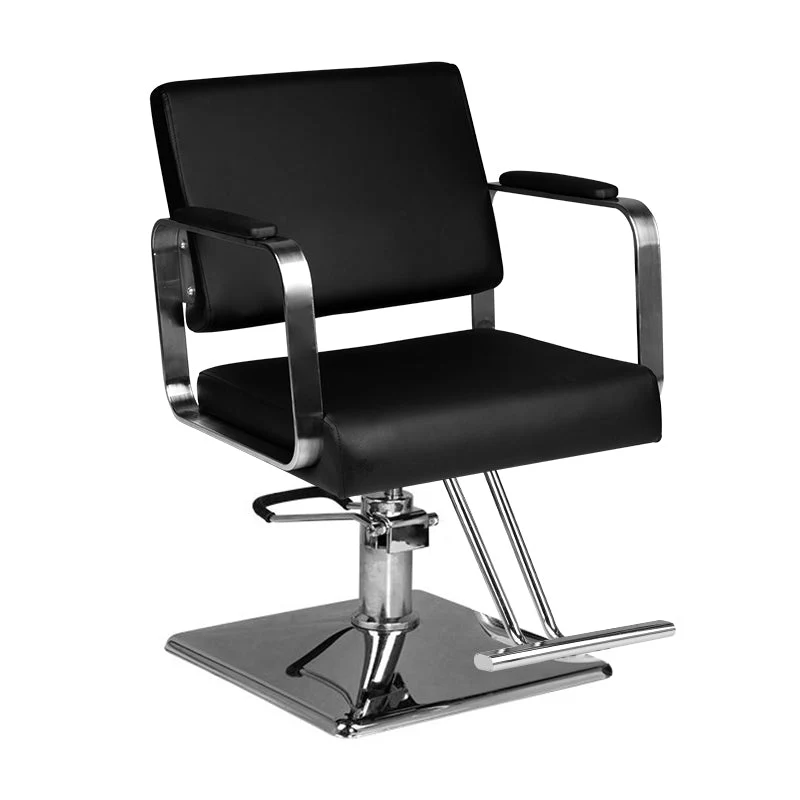 Sistema capelli hs202 sedia da barbiere nera