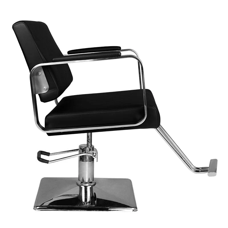 Sistema capelli hs202 sedia da barbiere nera
