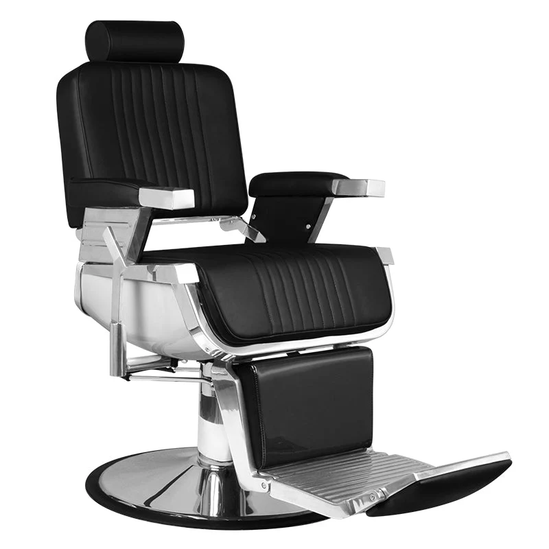 Sistema capelli royal x sedia da barbiere nera