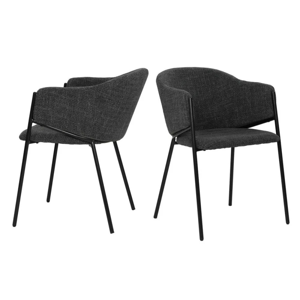 Set di 2 poltrone con tessuto strutturato SIT MOEBEL