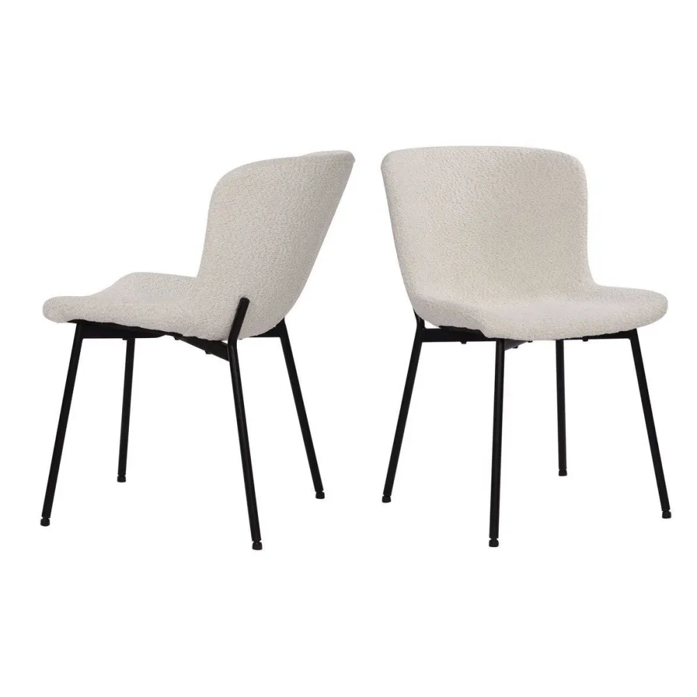Set di 4 sedie con rivestimento bouclé SIT MOEBEL