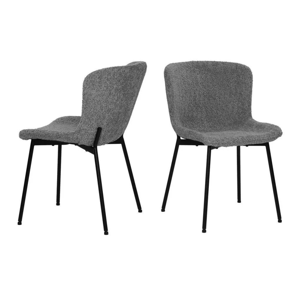 Set di 4 sedie con rivestimento bouclé SIT MOEBEL