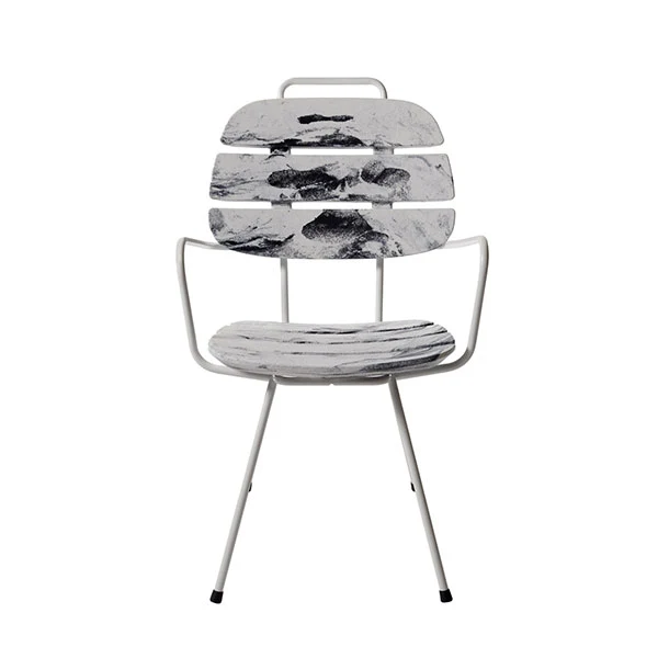 Sedia Ribs Arabescato Slide
