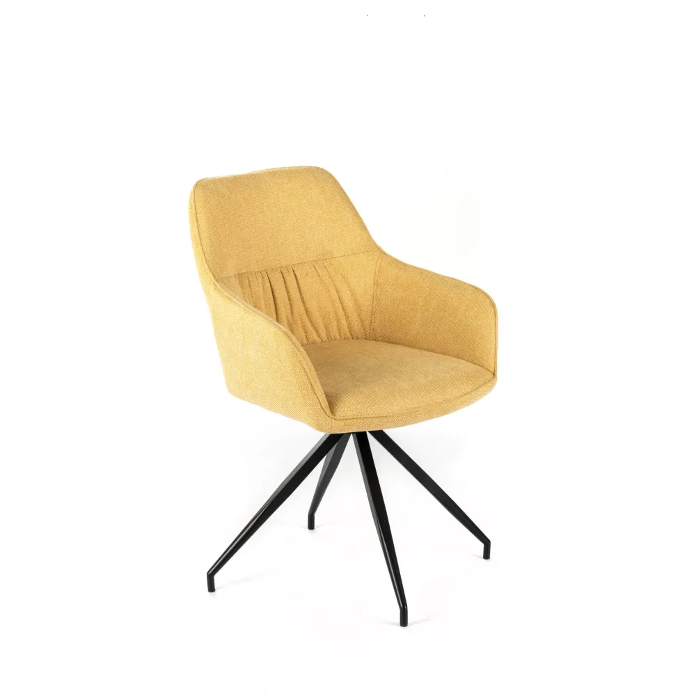 Set di sedie imbottite "Anemone" poltrone moderne da soggiorno tessuto Stones