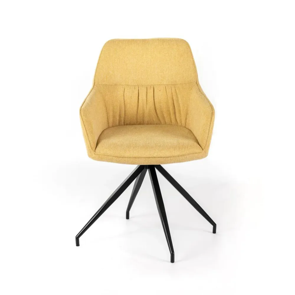 Set di sedie imbottite "Anemone" poltrone moderne da soggiorno tessuto Stones
