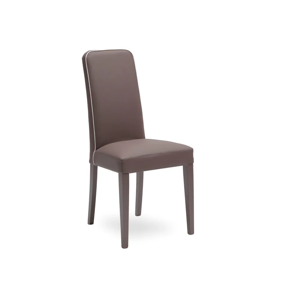 Set di sedie imbottite da soggiorno "Gardenia" moderne similpelle cm 46x59 99h Stones