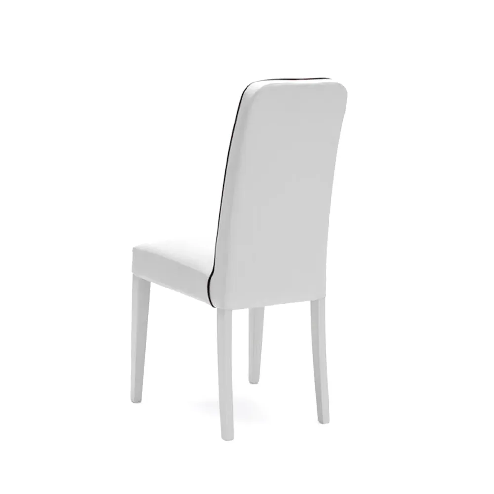 Set di sedie imbottite da soggiorno "Gardenia" moderne similpelle cm 46x59 99h Stones