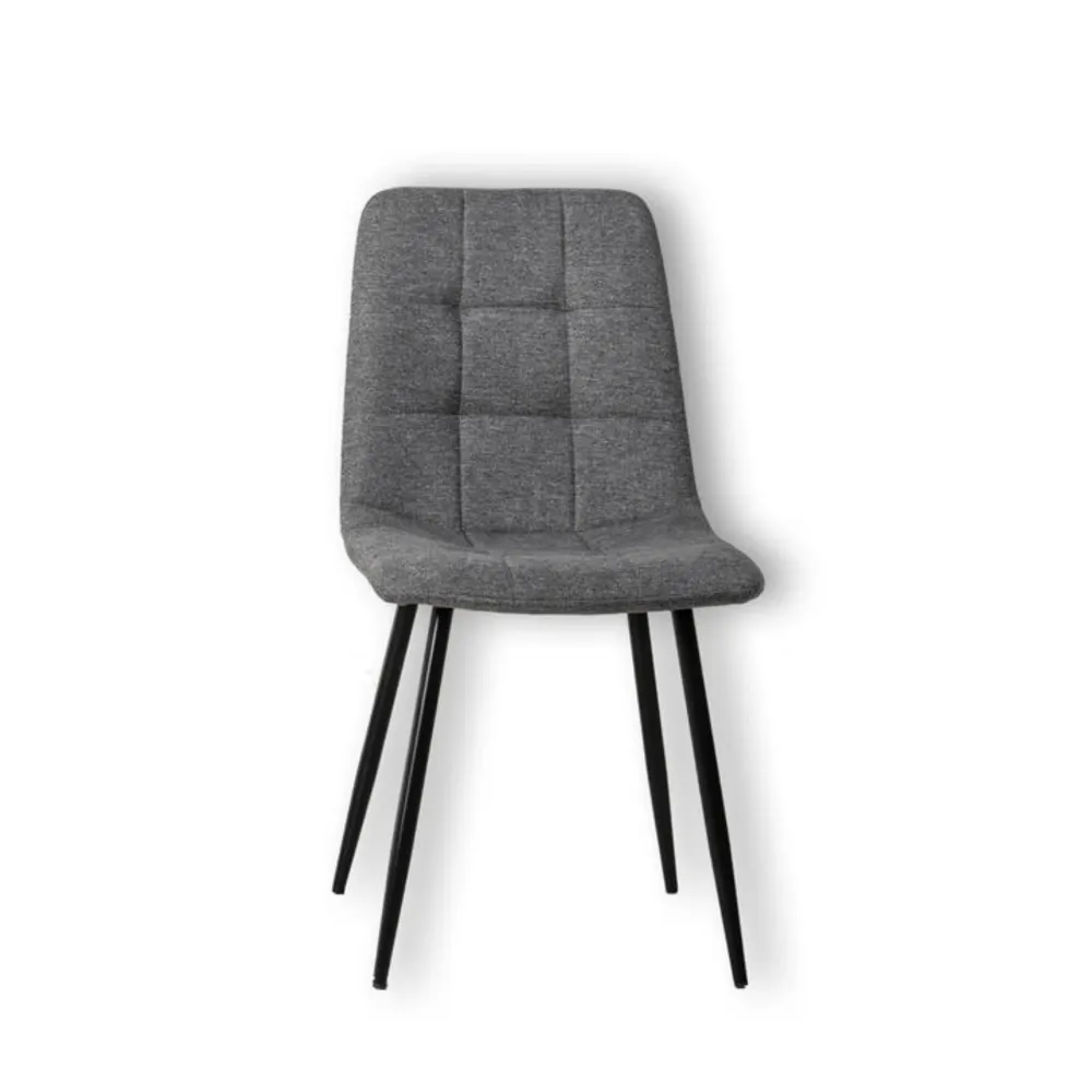 Set di sedie imbottite tessuto "Eclisse" moderne da pranzo cm 44x55 81h Stones