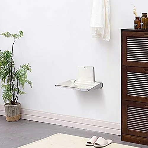 Sgabello da Bagno Sgabello Muro Sgabello Pieghevole Bagno con Doccia Sgabello da Bagno Parete Sgabello per Scarpe da Ingre...