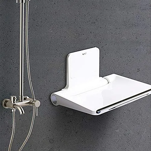 Sgabello da Bagno Sgabello Muro Sgabello Pieghevole Bagno con Doccia Sgabello da Bagno Parete Sgabello per Scarpe da Ingre...