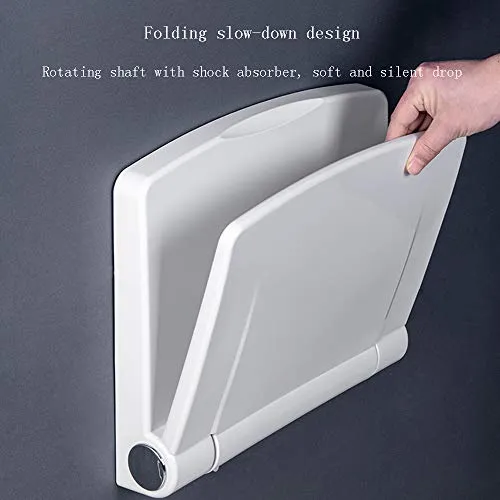 stool Bagno Sgabelli Muro Sgabelli da Parete Bagno Sgabelli Pieghevoli Sedile Antiscivolo Sgabelli Muro Pieghevole Sgabell...