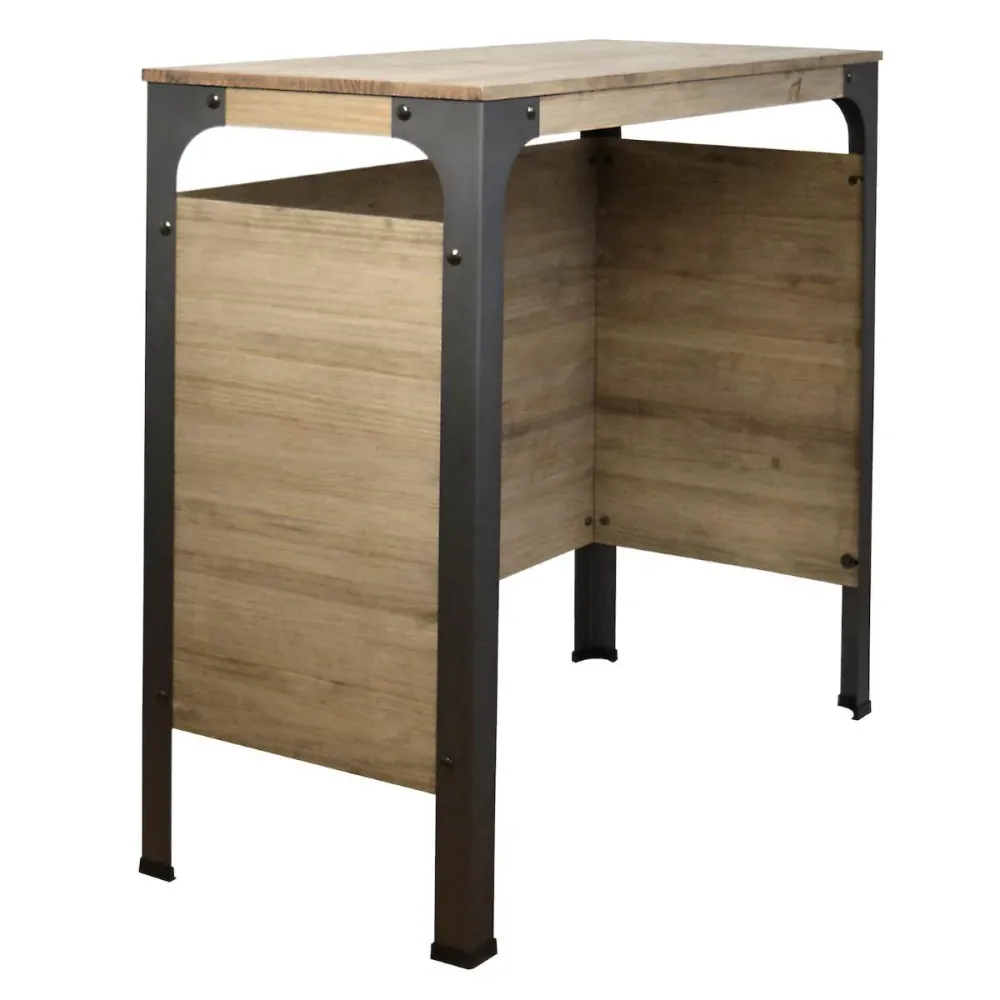 Bancone vintage industriale legno e metallo styleindus