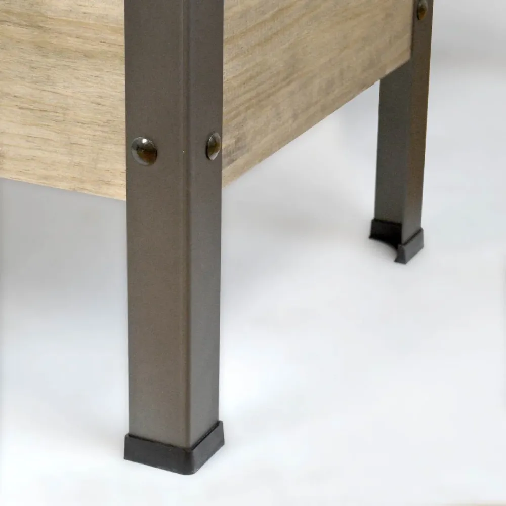 Bancone vintage industriale legno e metallo styleindus