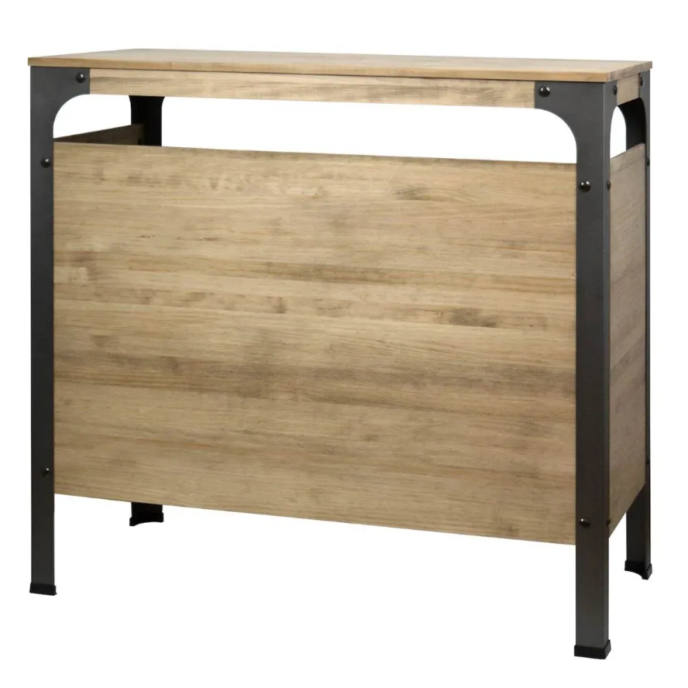 Bancone vintage industriale legno e metallo styleindus